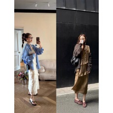 批发iiiipupu26SS 重工的长飘带春夏浪漫荷叶边细肩带连衣裙轻松显瘦