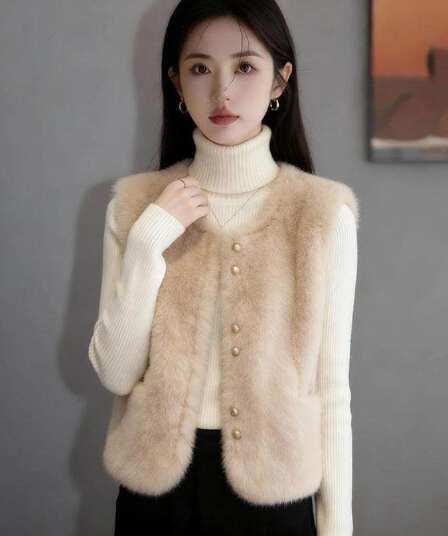 작은 샤넬 스타일 베스트 외부 가져 가라. 조끼 여성 한 부서 가을 겨울철 새로운 플러스 면 두꺼운 보온 재킷