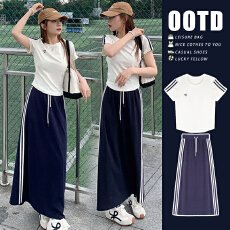 夏季新款 时尚休闲孕妈减龄舒适套装