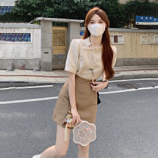 批发2026年夏季新款一整套时尚名媛洋气小香风包臀裙<b class='q'>职业</b>两件套装裙女