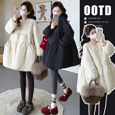 批发实拍现~ 秋冬新品加厚娃娃裙减龄棉服外套