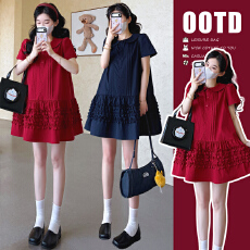 批发实拍现 夏季新品减龄娃娃裙孕妇<b class='q'>连衣裙</b>