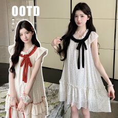 批发实拍现 夏季新品减龄飞飞袖小个子<b class='q'>连衣裙</b>