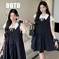 批发实拍现 夏季新品学院风设计感衬衣+<b class='q'>韩版</b>背心裙子两件套