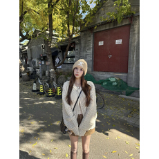 批发实拍韩系慵懒风加厚粗<b class='q'>针织</b>毛衣外套女秋冬宽松百搭双拉链<b class='q'>圆领</b><b class='q'>开衫</b>