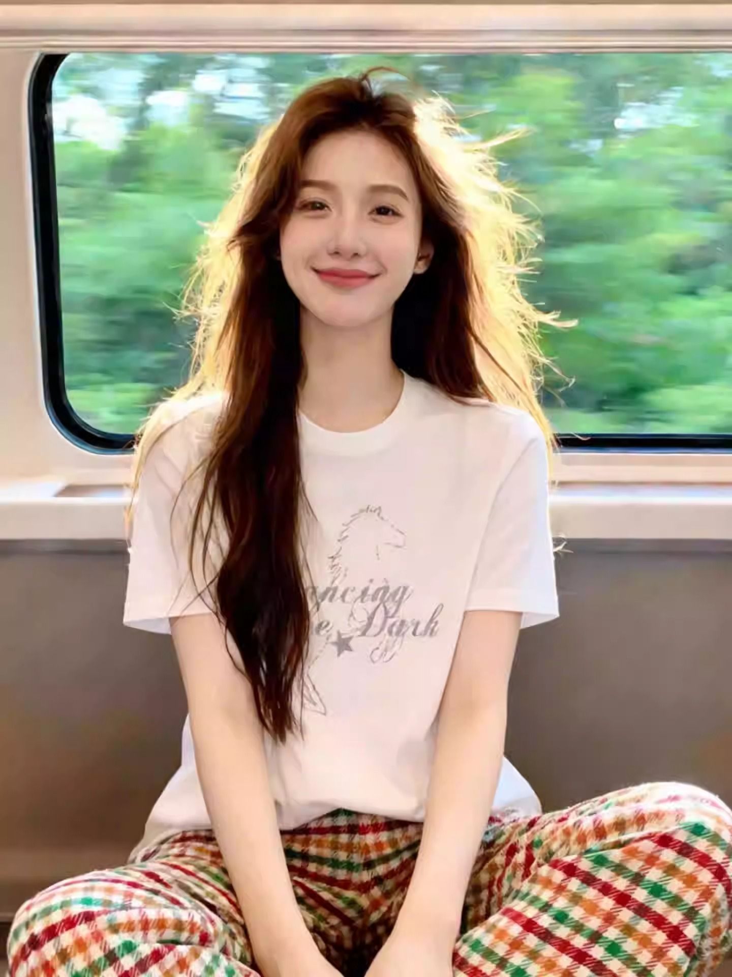 RY2390# 纯棉短袖t恤女2026夏季韩版新款学院风宽松大码胖mm200斤可穿