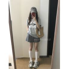 批发纯棉短袖t恤女2026夏季<b class='q'>韩版</b>新款学院风宽松<b class='q'>大码</b>胖mm200斤可穿