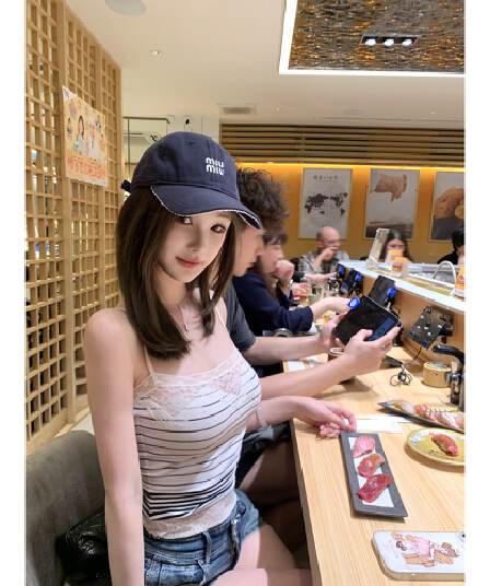 jmshop 물 용해 레이스 레이스 스트라이프 캐미솔 몸매 가꾸기 다용도 맨위