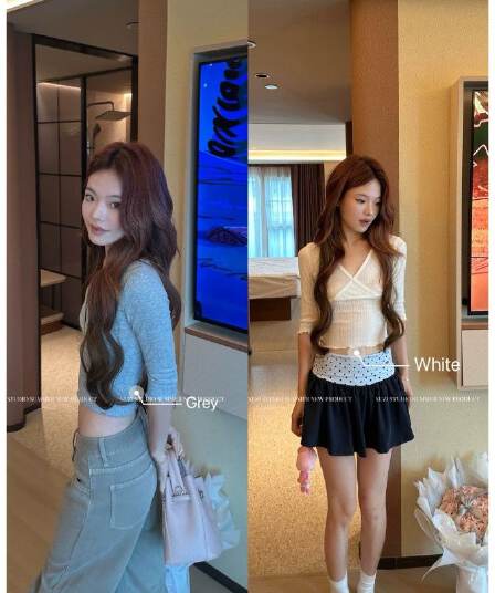 문단 친구 면 프랑스식 십자가 V넥 홀로우 아웃 다용도 반팔 맨위 몸매 가꾸기 슬림해 보이는 한 인사이드 가져 가라. 티셔츠 여성