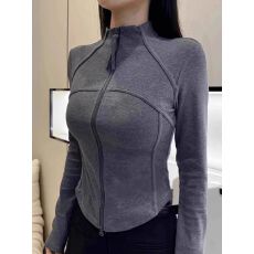 批发罗纹德绒270克2026韩版新款运动风立领卫衣外套女健身<b class='q'>内胆</b>上衣