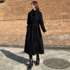 批发呢子大衣女2026年秋冬季新款夹棉加厚毛呢外套小个子高级感<b class='q'>赫本</b><b class='q'>风</b>