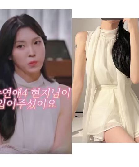한국 동대문 신제품 옮기다 사랑 4 음과 지혜 같은 단락 of_yoon 민소매 셔츠 드레스