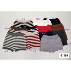 批发<b class='q'>新款</b>韩版时尚简约松紧高腰百搭针织短<b class='q'>裤</b>