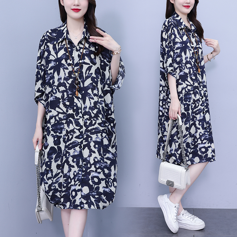 MY10627# 洋气大码女装套装胖MM印花时尚宽松显瘦哈伦裤两件套女裝貨源服裝批發