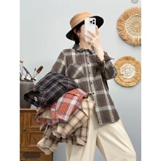 批发2025大格子夹棉衬衫秋冬季新款绗线加棉保暖百搭上衣纯棉外套