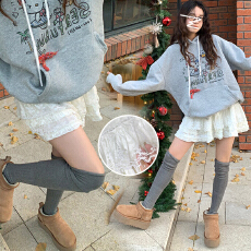 批发现  孕妇春夏甜美短裙工艺款A字蕾丝花边蓬蓬蛋糕裙托腹半身裙