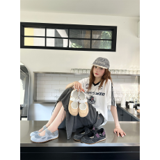 真皮魔术贴浅口玛丽珍鞋女复古百搭舒适透气轻便芭蕾运动风德训鞋