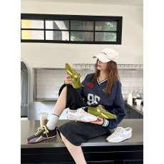 真皮女鞋防滑绑带登山老爹鞋2026夏新款网纱百搭德训鞋休闲阿甘鞋