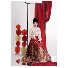 批发马面裙原创明制汉服上衣女国风订婚敬酒婚服<b class='q'>套装</b>新款