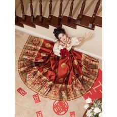 批发马面裙套装女2026新款<b class='q'>新娘</b>结婚中国风<b class='q'>敬酒</b><b class='q'>服</b>