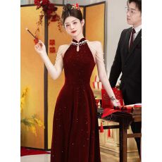 批发红色旗袍<b class='q'>敬酒</b><b class='q'>服</b><b class='q'>新娘</b>2026新款轻奢晚礼<b class='q'>服</b>新中式结婚订婚高级感