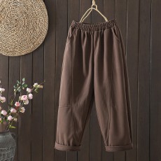 批发实拍2026春季新款宽松胖MM大码垂感茁型时尚显瘦水洗香蕉裤萝卜裤