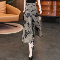 批发<b class='q'>大码</b>女装新中式高档裙裤七分裤女夏休闲裤裙女夏季宽松显瘦裤子女