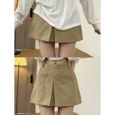 批发卡其色美式包臀工装裙裤女2026夏季新款高腰<b class='q'>显瘦</b>小个子运动短裤