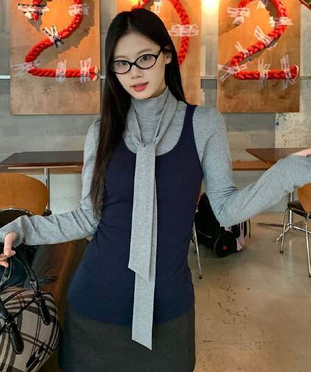 한 부서 회색 터틀넥 긴팔 티셔츠 여성 가을 겨울철 인사이드 가져 가라. 몸매 가꾸기 기본 셔츠 맨위 조끼 스택 착용 투피스 세트