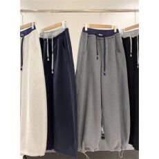 批发2026早秋高级感韩系慵懒风松弛感卫裤女<b class='q'>大码</b>独特别致弯刀裤<b class='q'>长裤</b>子