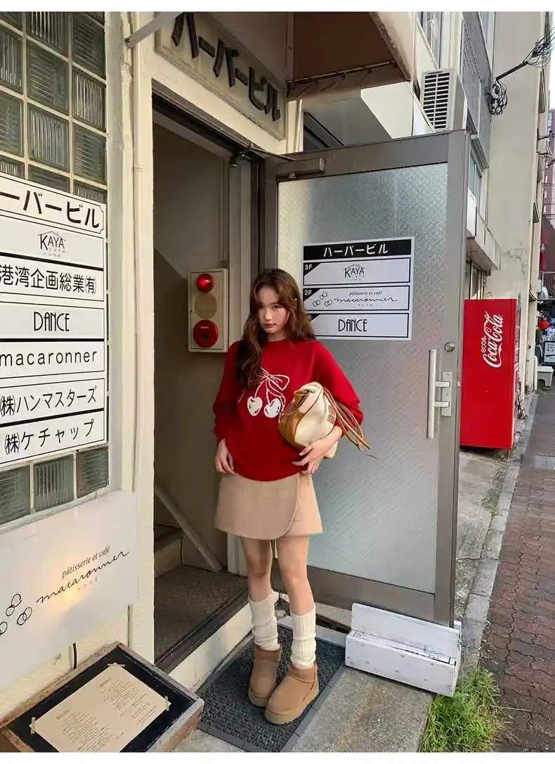 나비 리본 울 니트 카디건 상세 이미지 8