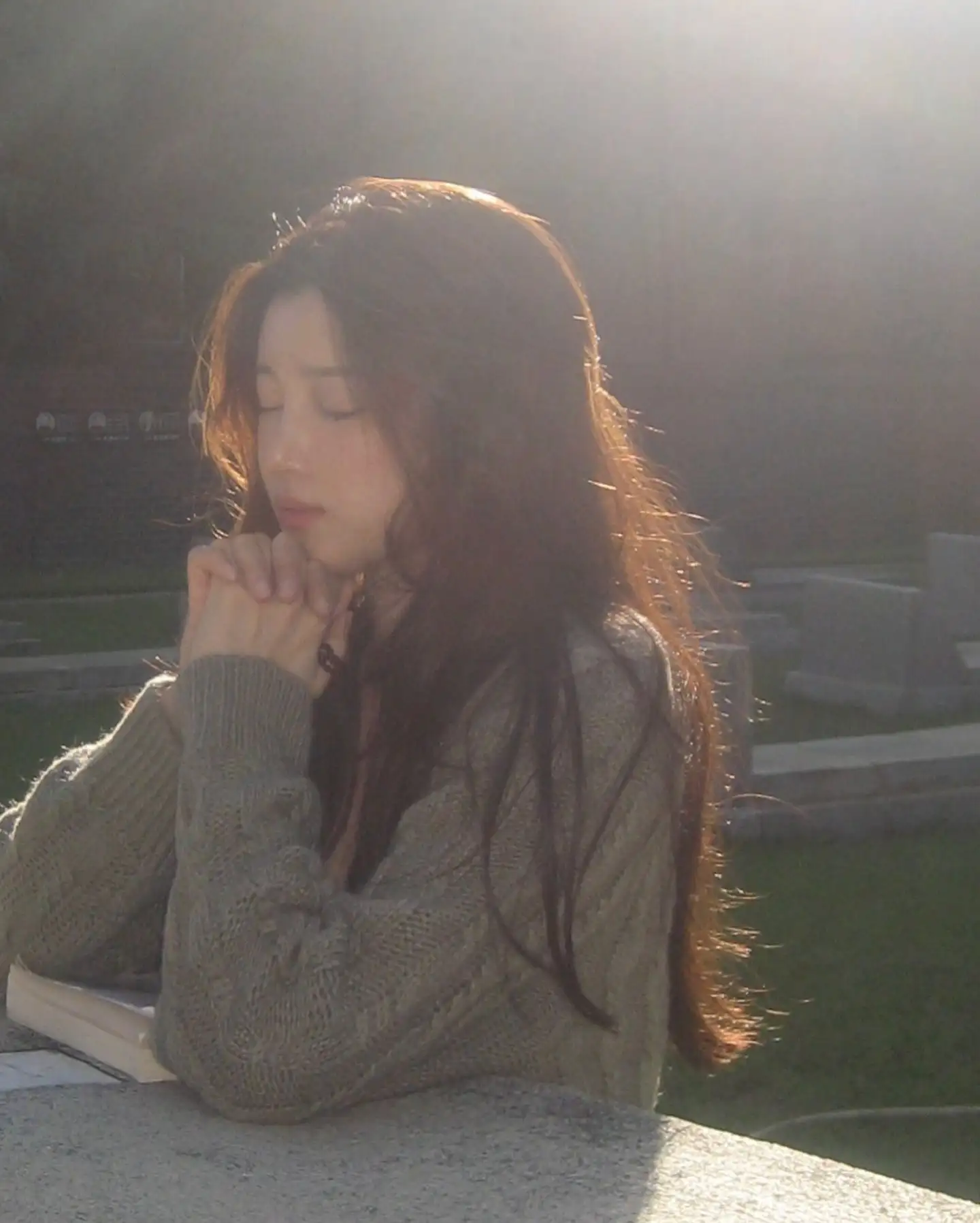 빈티지 케이블 니트 카디건 상세 이미지 11