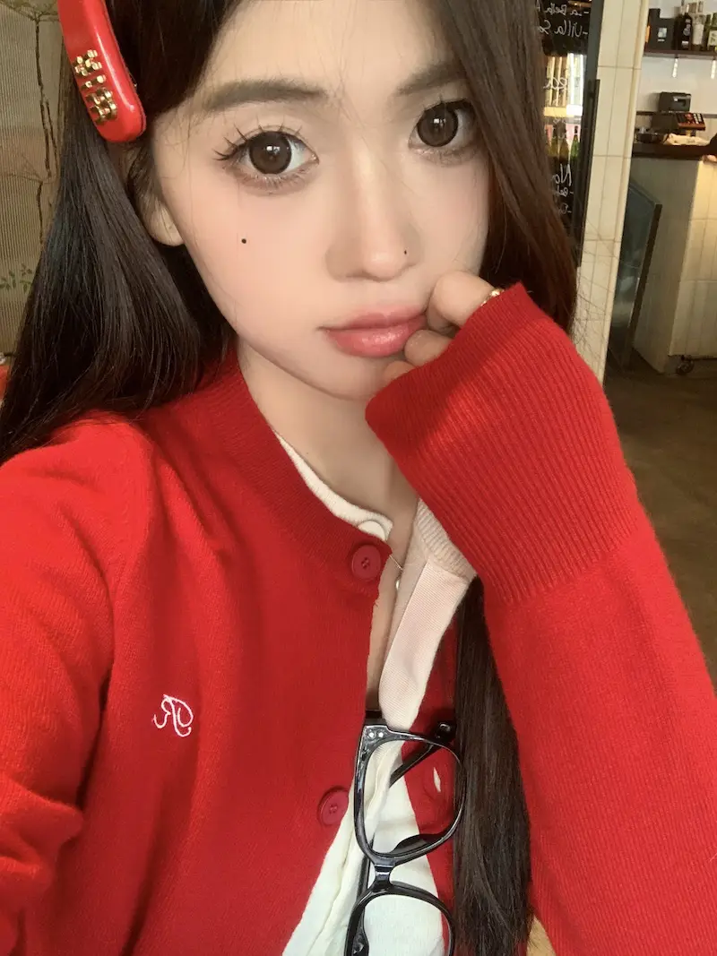 루즈핏 슬림 효과 니트 카디건 상세 이미지 6