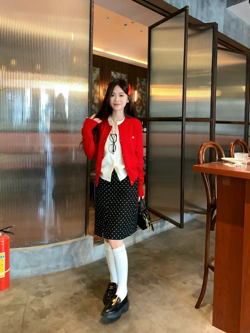 루즈핏 슬림 효과 니트 카디건 상세 이미지 10