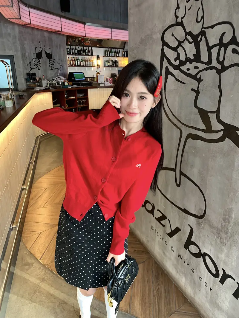 루즈핏 슬림 효과 니트 카디건 상세 이미지 13