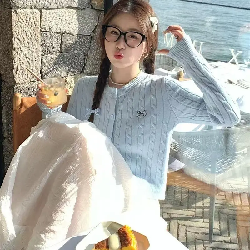카디건 니트 아우터 상세 이미지 3