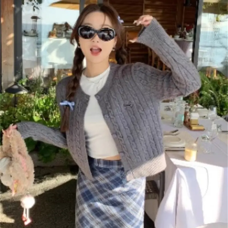 카디건 니트 아우터 상세 이미지 4
