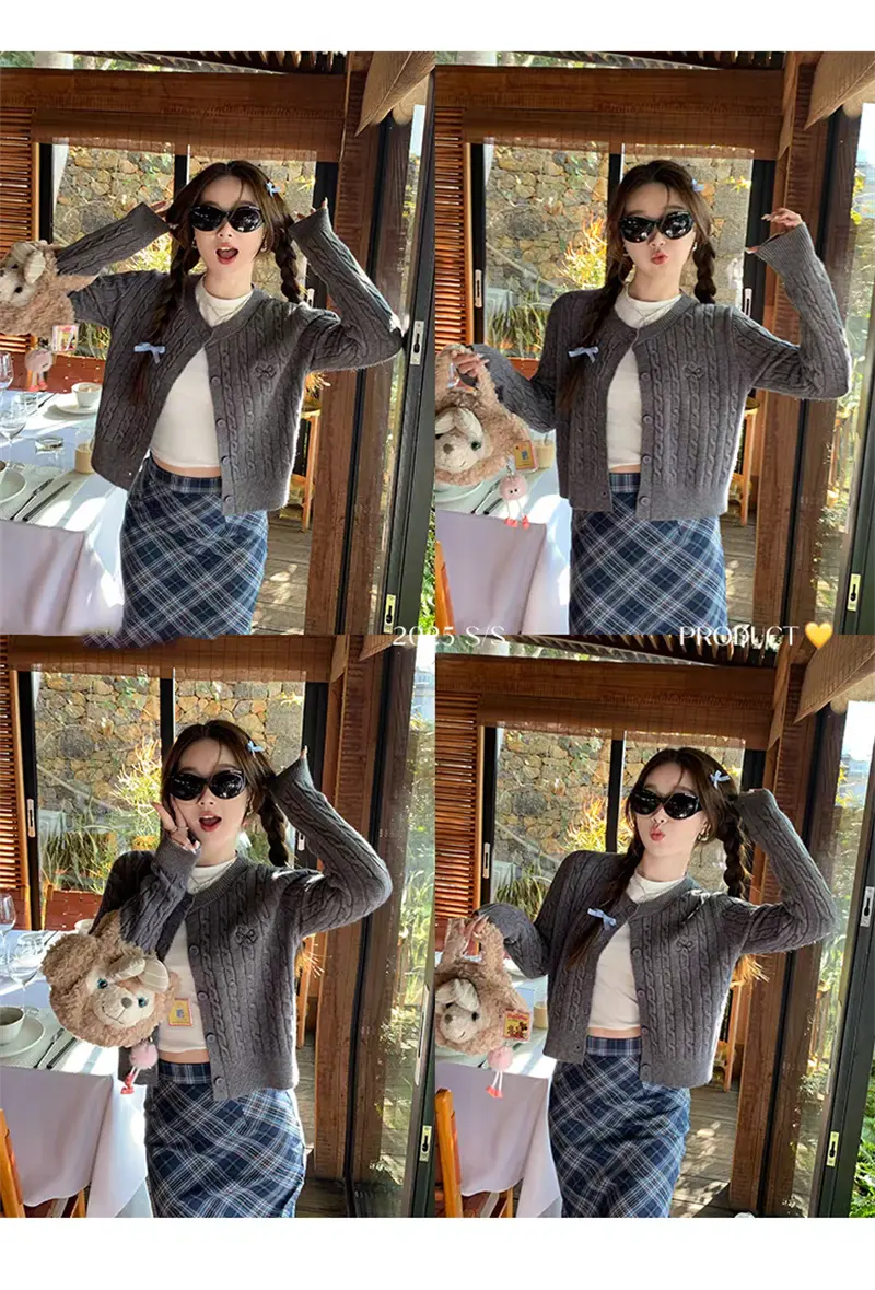 카디건 니트 아우터 상세 이미지 32