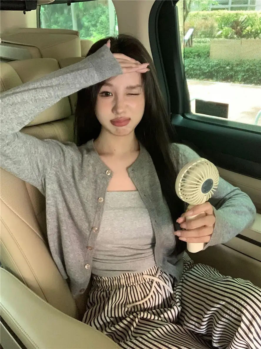크롭 가디건 니트 아우터 상세 이미지 27