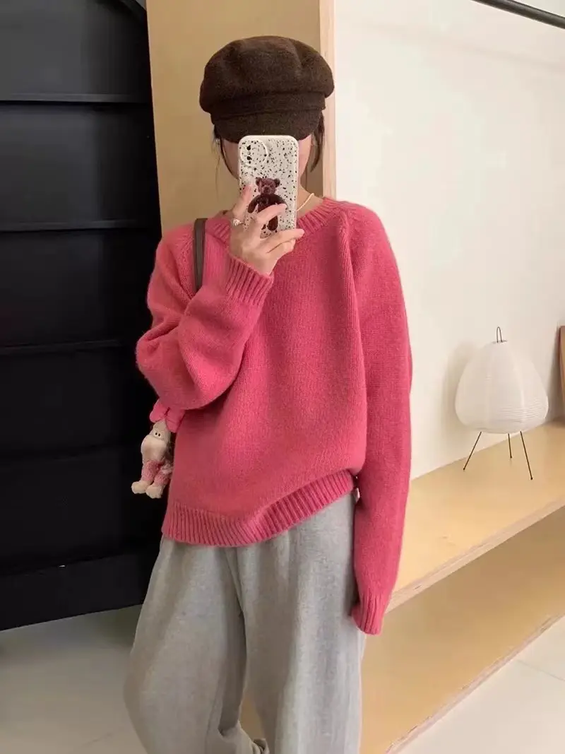 캔디 컬러 루즈 니트 상세 이미지 1