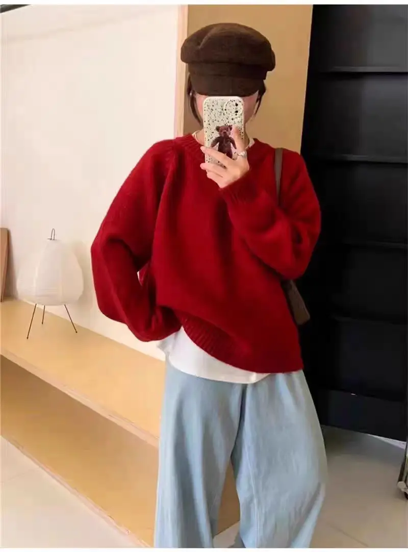 캔디 컬러 루즈 니트 상세 이미지 6