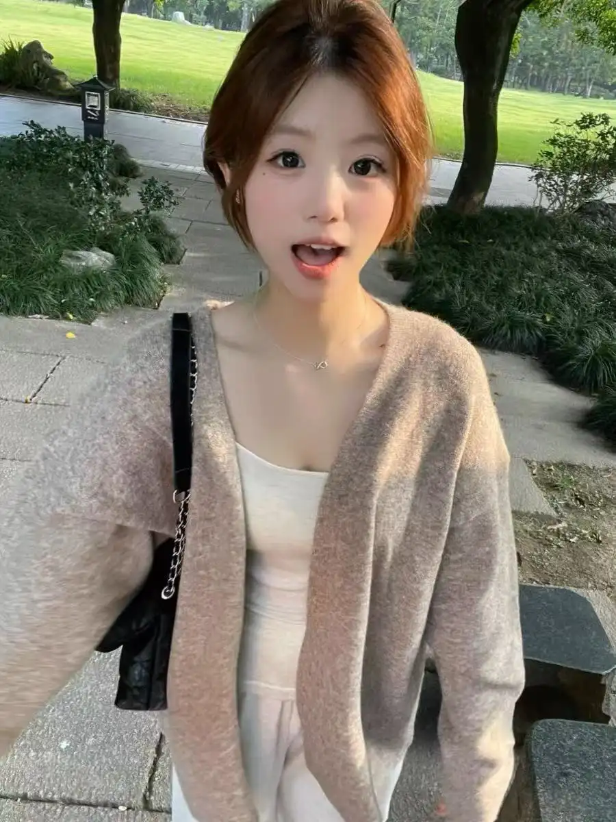한국인기 루즈핏 가디건 니트 상세 이미지 3
