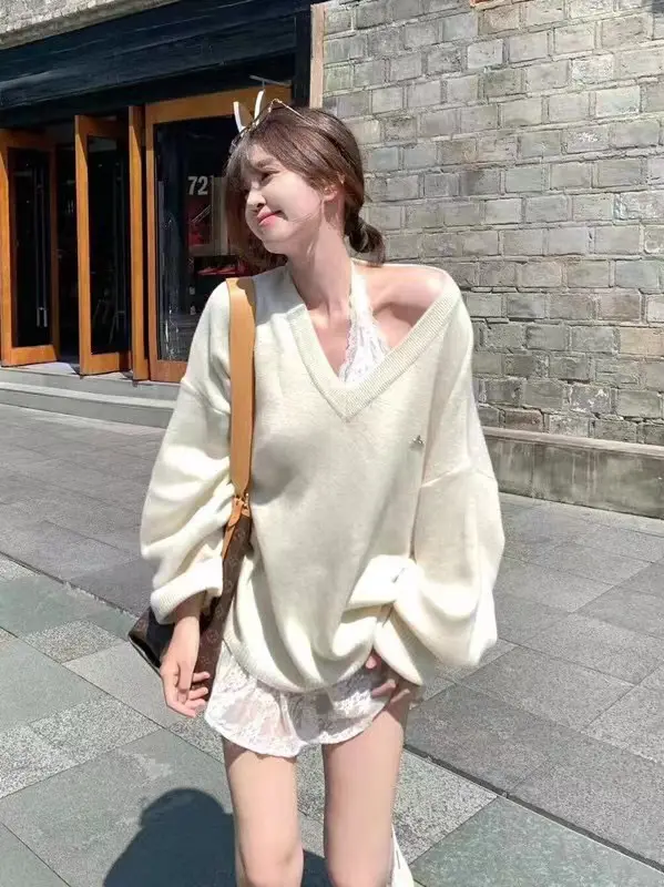 샤넬풍 긴소매 니트 상세 이미지 5