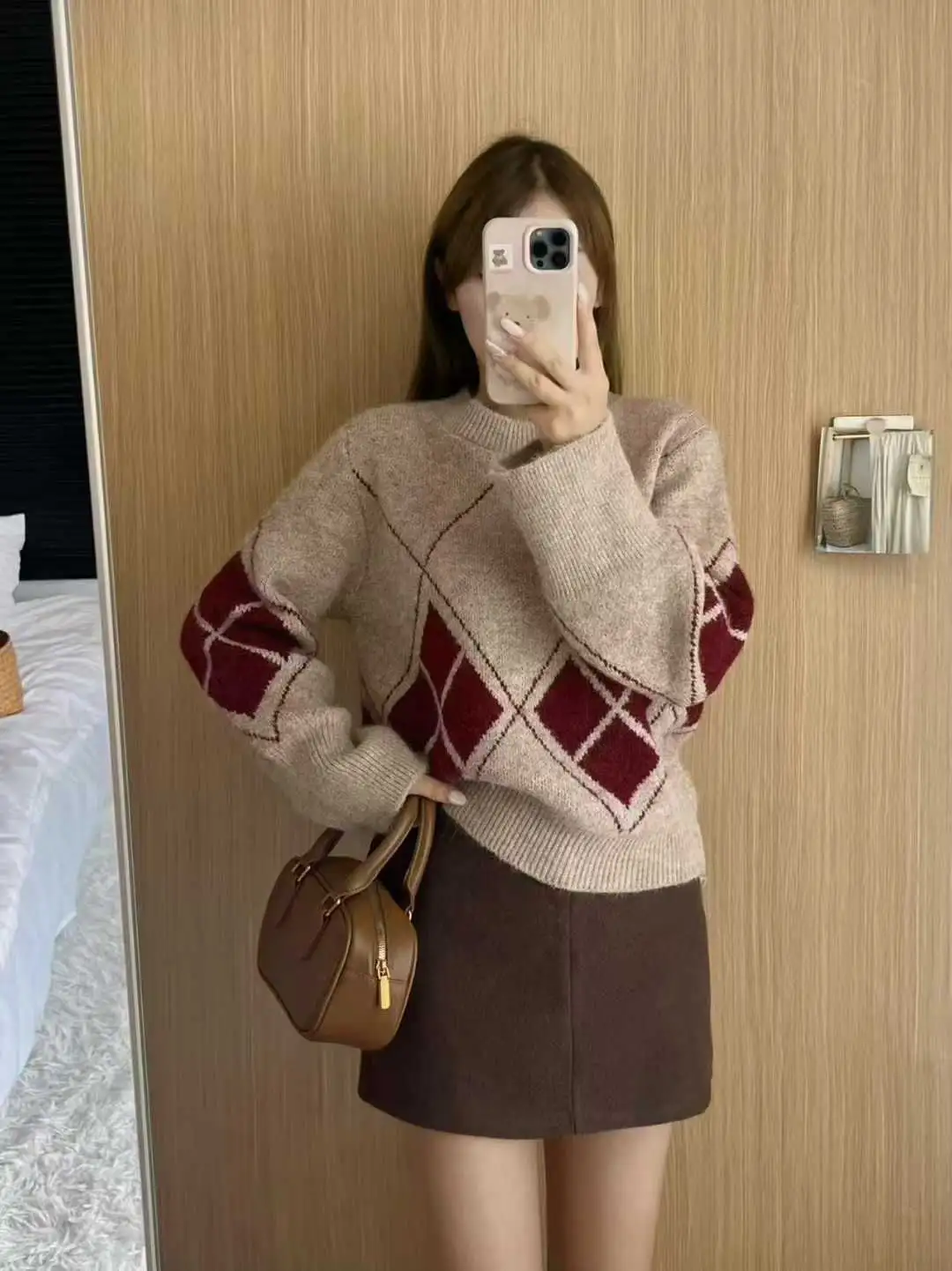 한국인기 레트로 꽈배기 가디건 상세 이미지 1