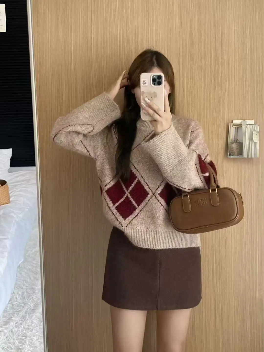 한국인기 레트로 꽈배기 가디건 상세 이미지 2