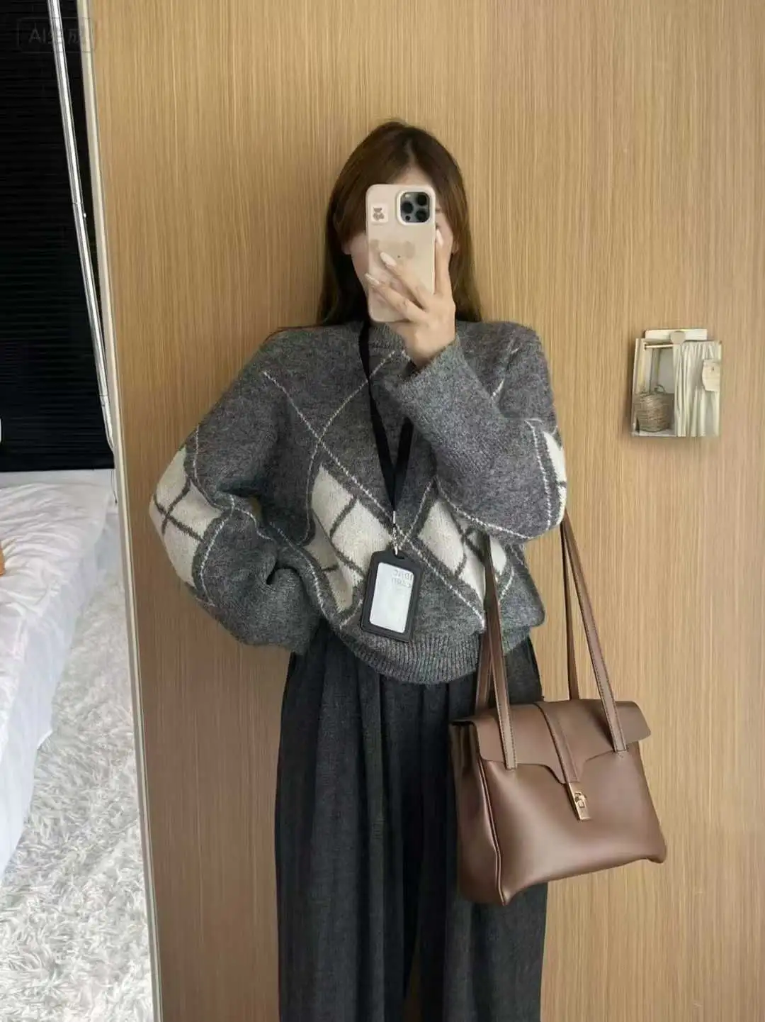 한국인기 레트로 꽈배기 가디건 상세 이미지 4