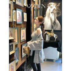 批发韩系秋冬新款针织衫套装女高级感<b class='q'>时尚</b>气质毛衣外套+吊带背心