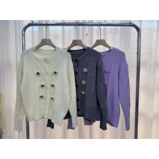 批发高级感<b class='q'>针织</b><b class='q'>开衫</b>外套纯色毛衣<b class='q'>开衫</b>韩版显瘦短款宽松长袖上衣