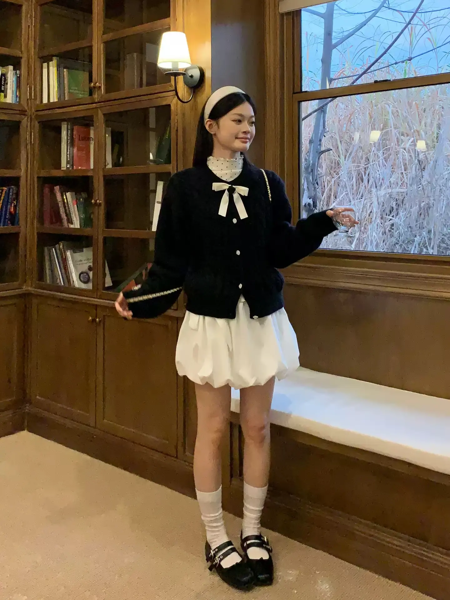 꽈배기 라운드넥 가디건 상세 이미지 4