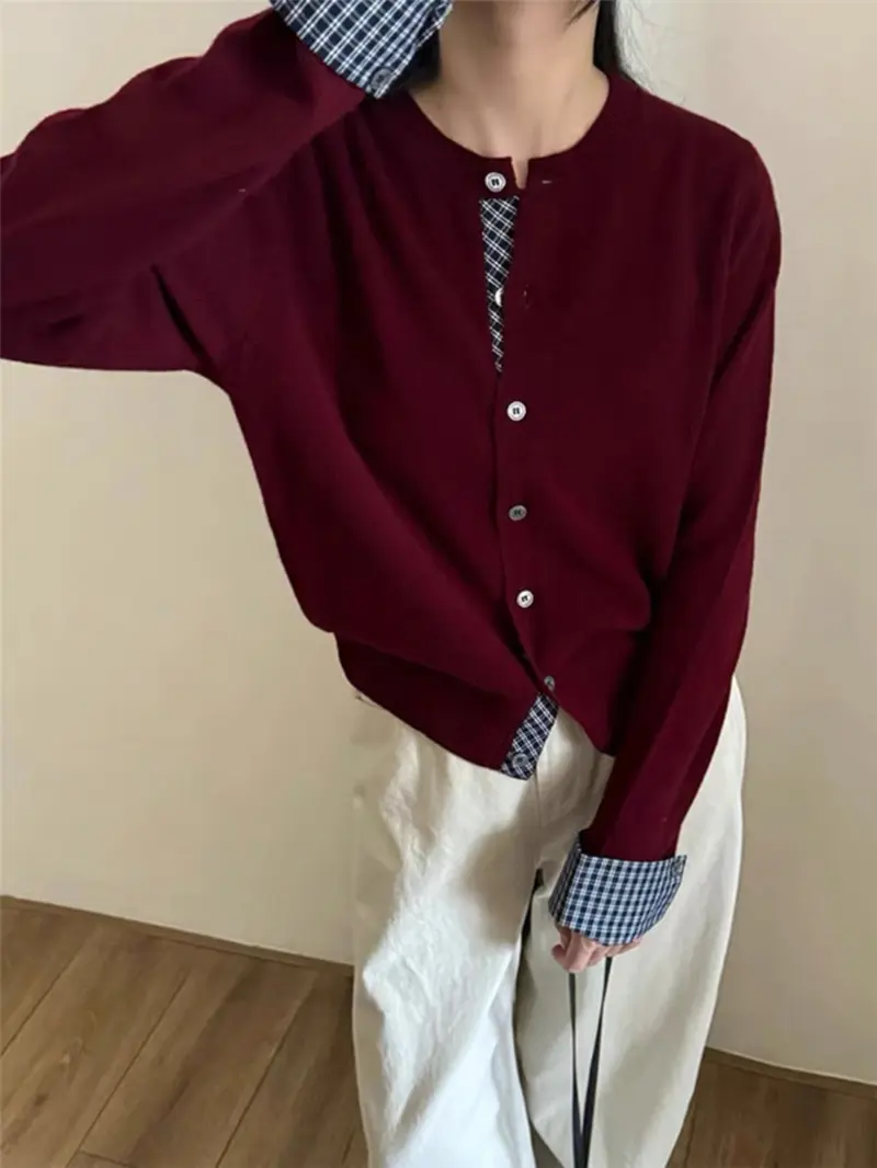 레이어드 니트 가디건 상세 이미지 2